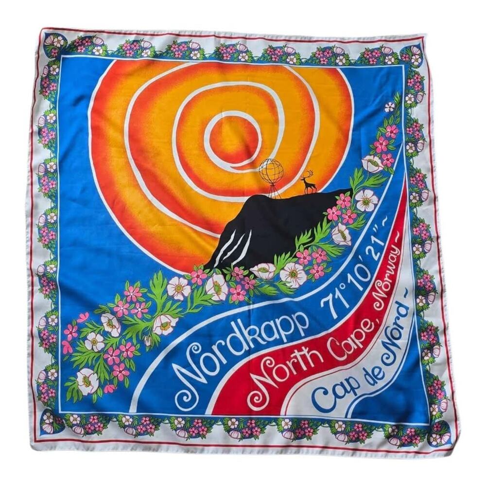 Nordkapp North Cape Norway Souvenir Scarf